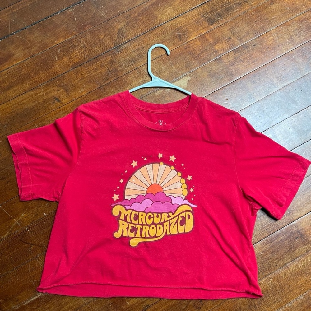 Astrology crop top
Mercury retrodazed